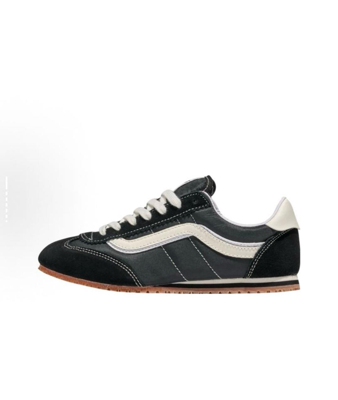 VANS Черные текстильные низкие кроссовки / кеды, фото 2
