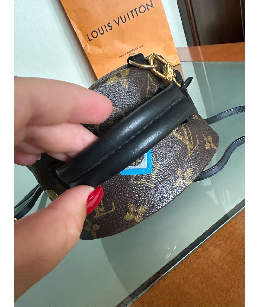 LOUIS VUITTON Коричневый рюкзак, фото 8