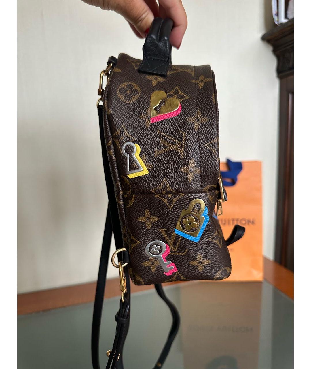 LOUIS VUITTON Коричневый рюкзак, фото 5