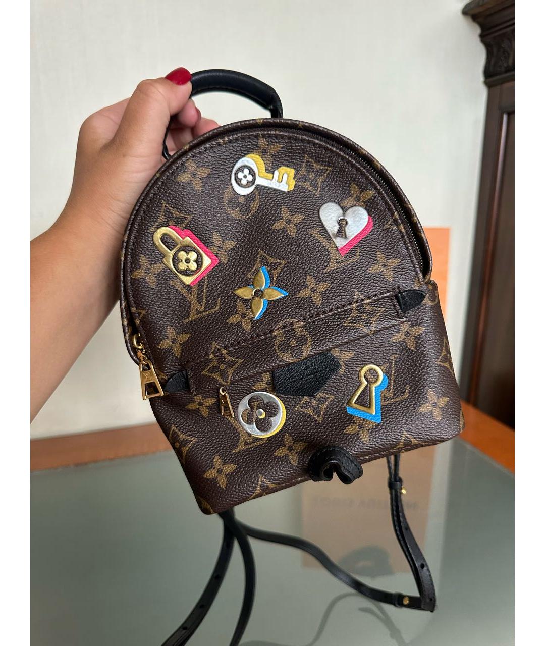 LOUIS VUITTON Коричневый рюкзак, фото 3