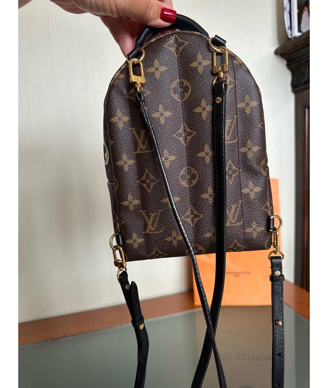 LOUIS VUITTON Коричневый рюкзак, фото 6