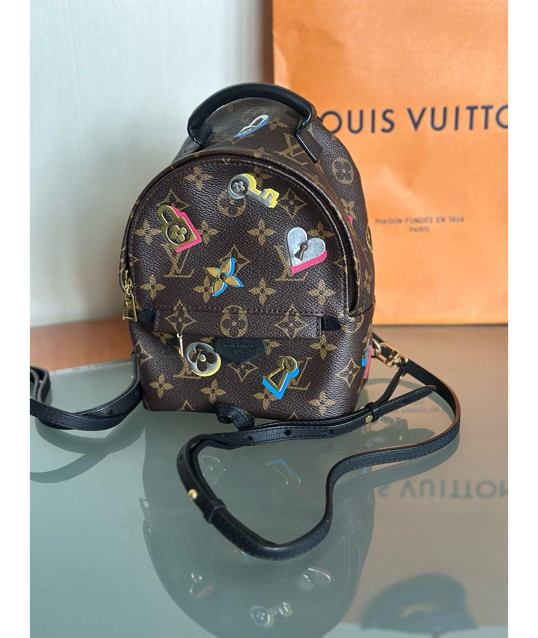 LOUIS VUITTON Коричневый рюкзак, фото 2