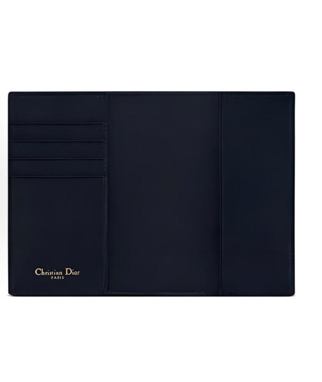 CHRISTIAN DIOR Темно-синий кошелек, фото 2