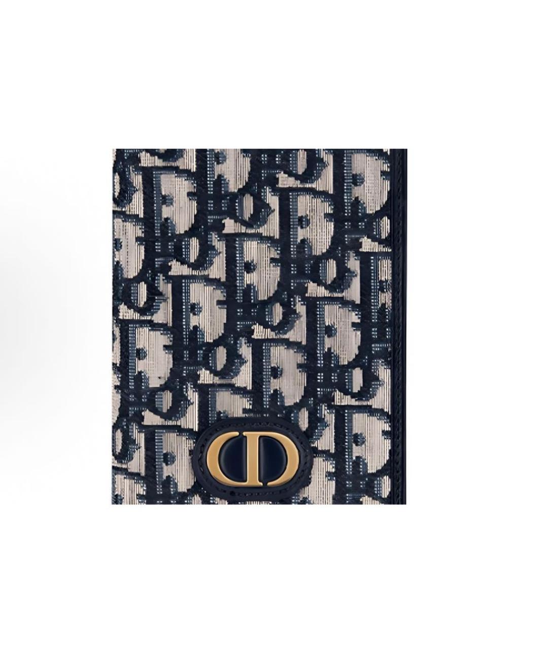 CHRISTIAN DIOR Темно-синий кошелек, фото 4