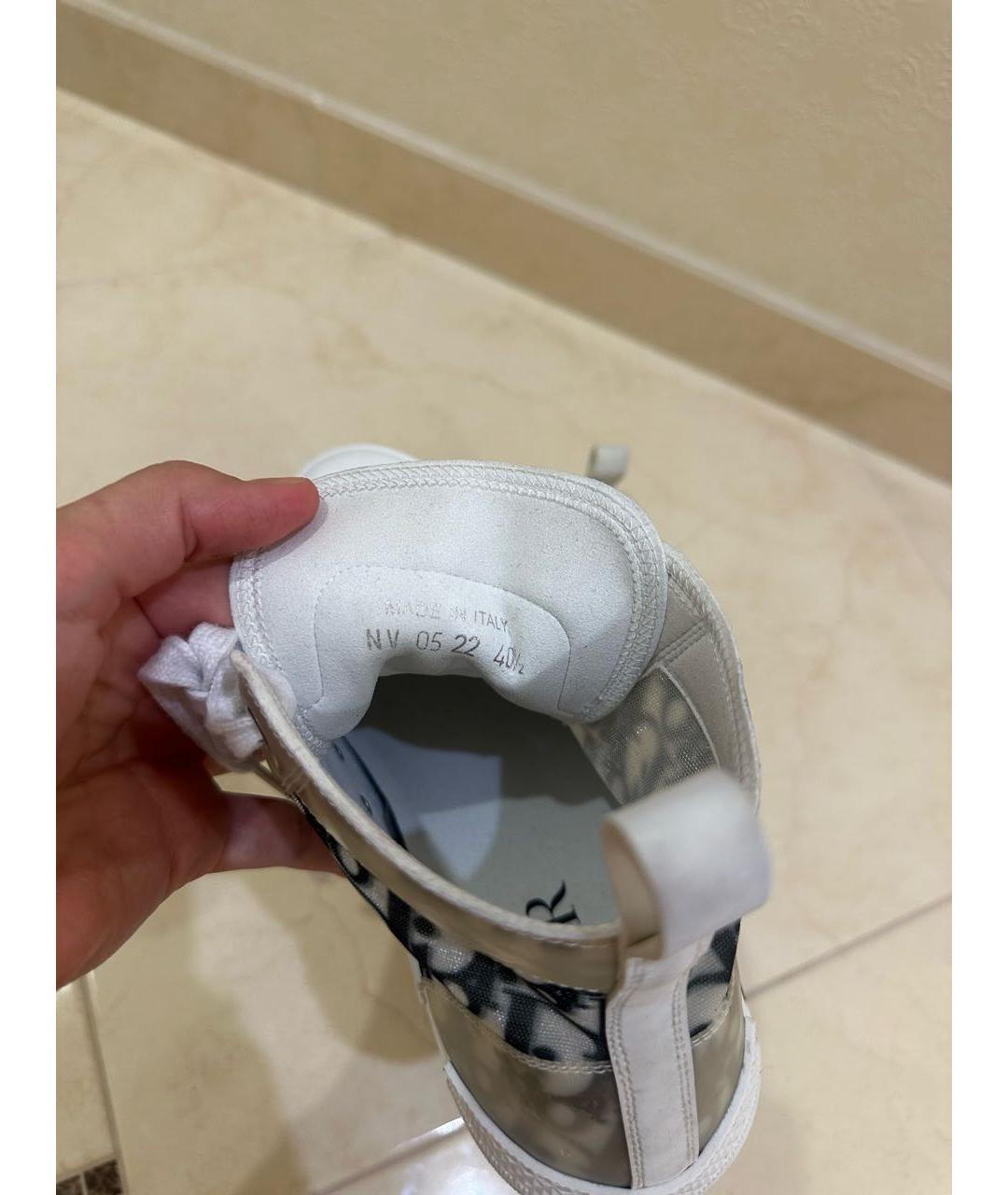 CHRISTIAN DIOR Серые кеды, фото 5