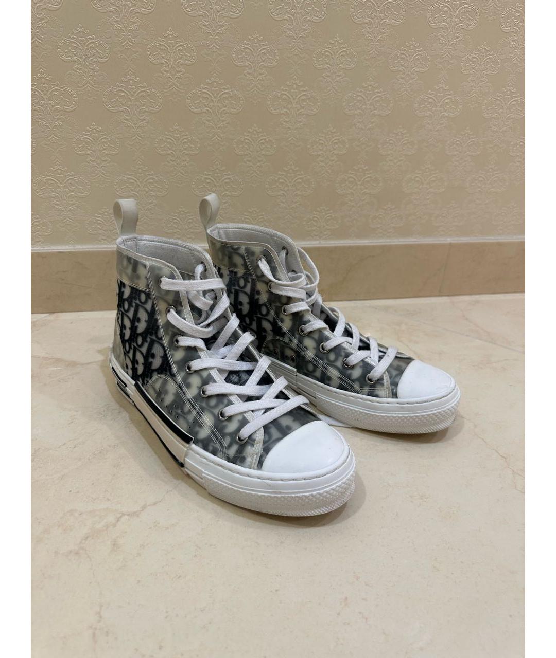 CHRISTIAN DIOR Серые кеды, фото 3