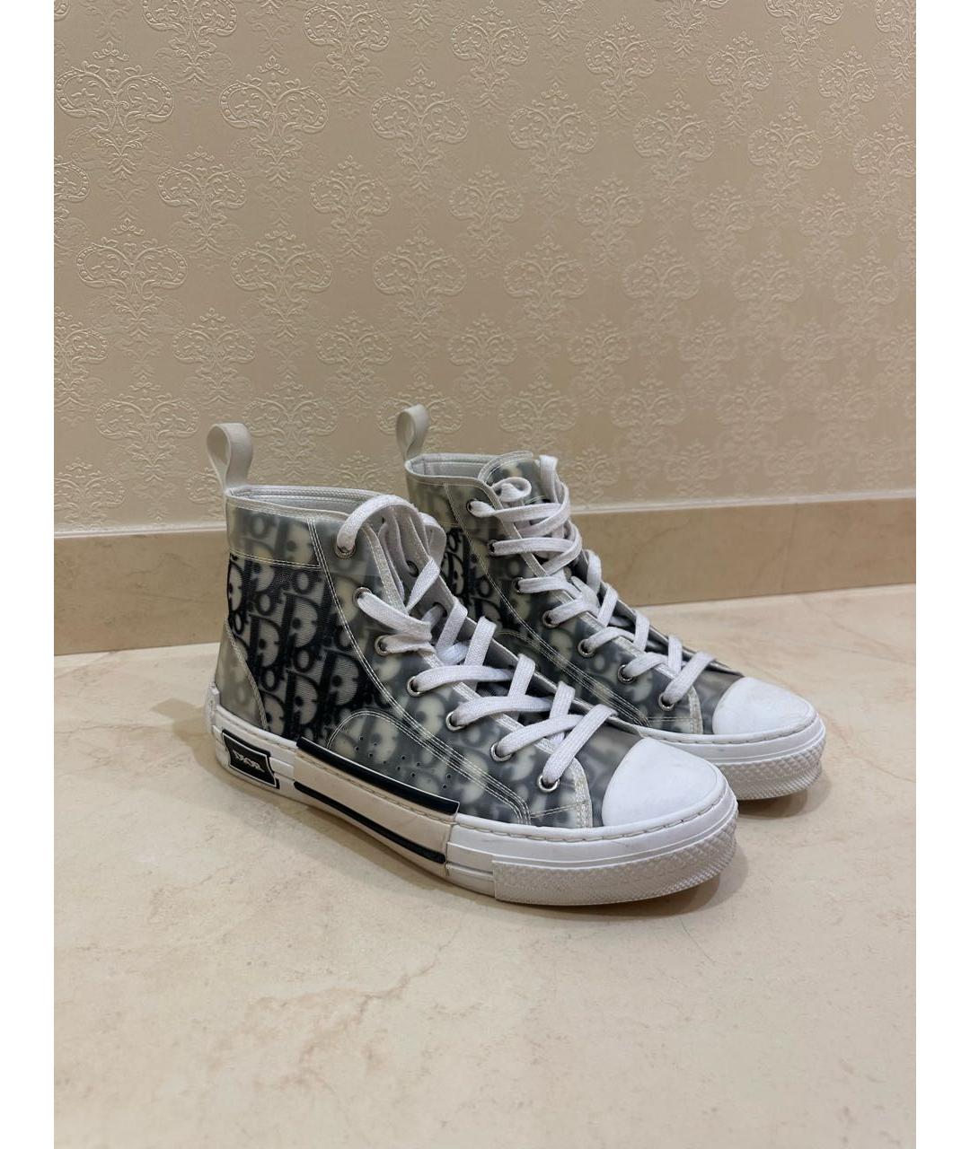 CHRISTIAN DIOR Серые кеды, фото 2