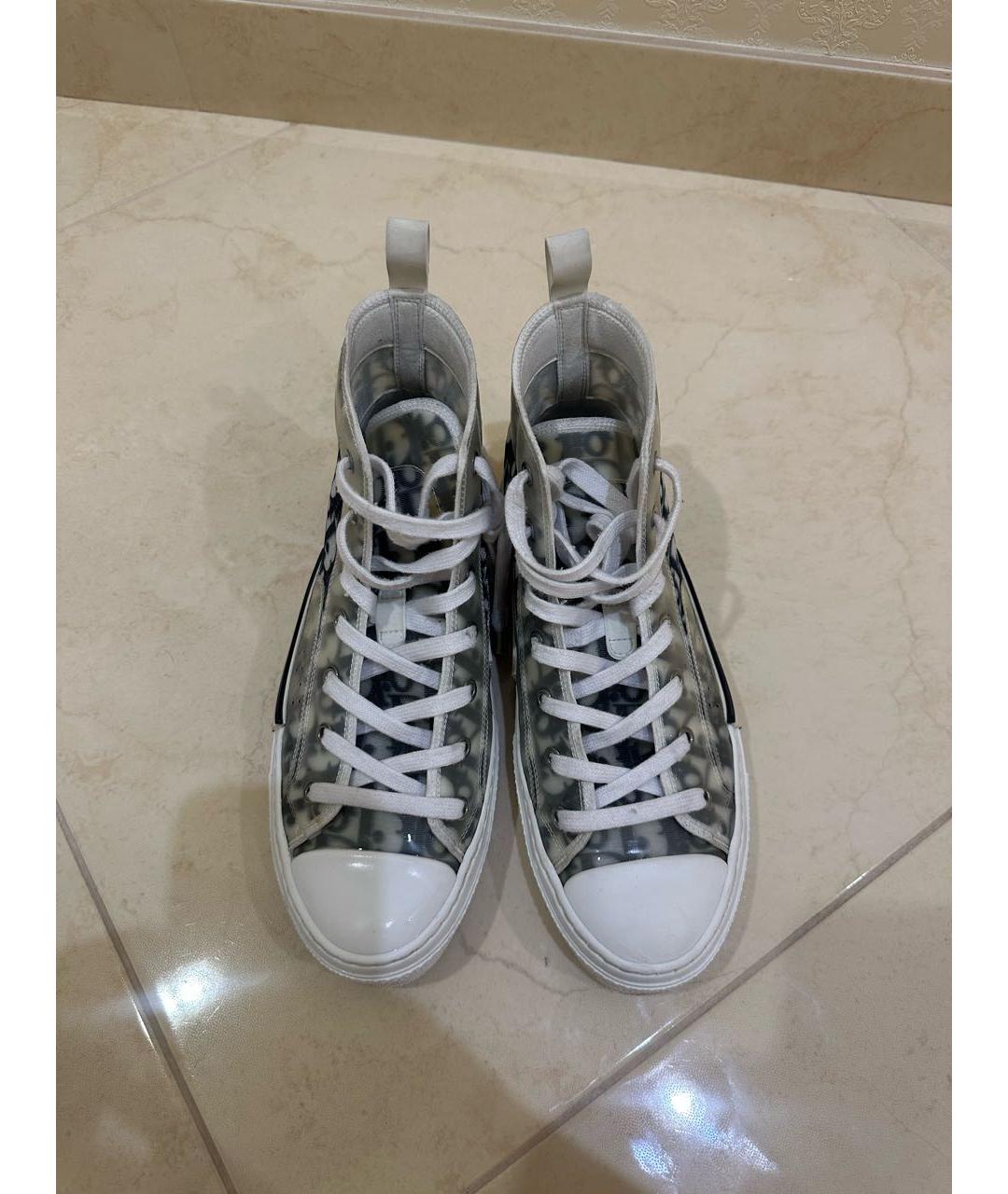 CHRISTIAN DIOR Серые кеды, фото 4