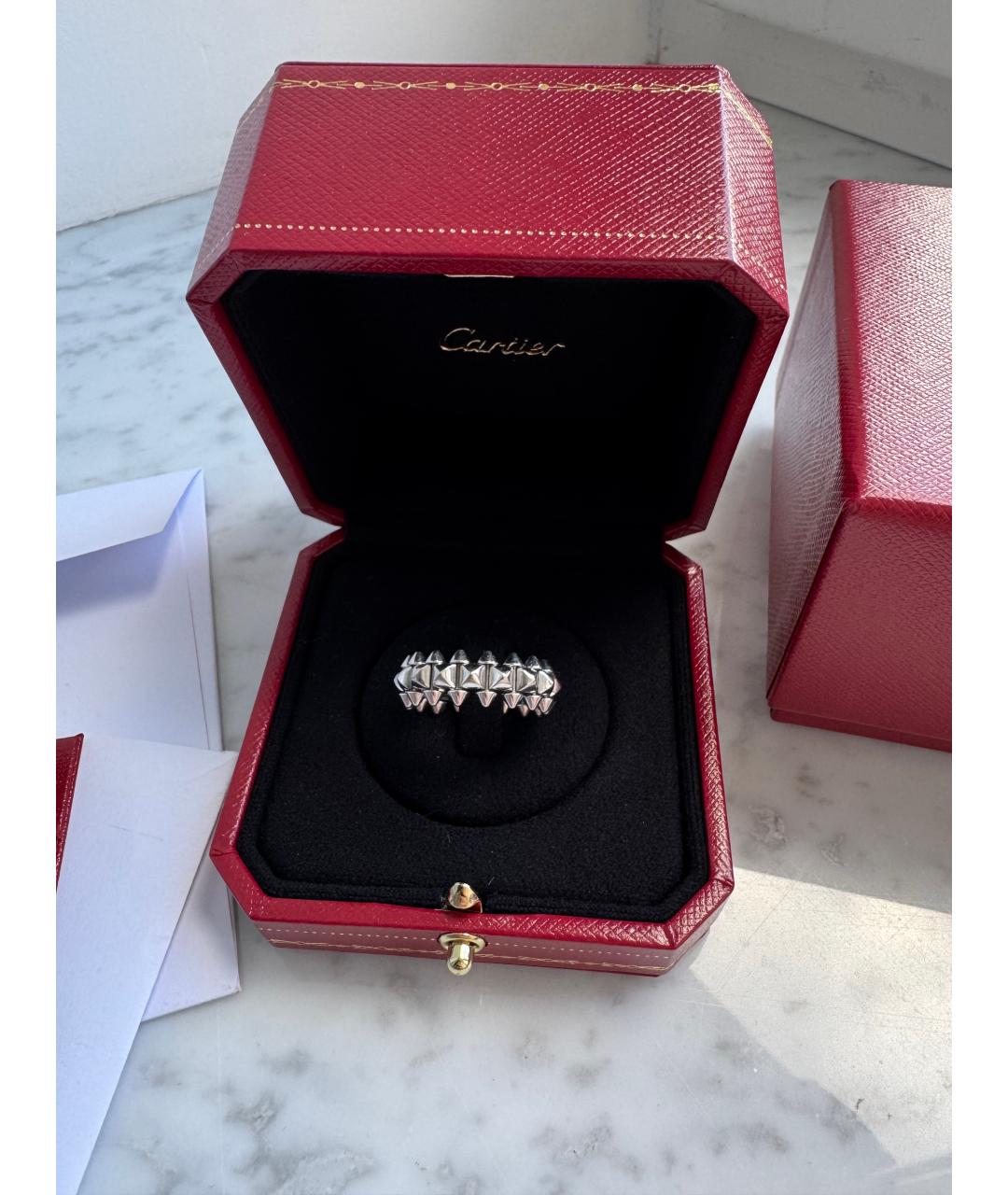 CARTIER Серебряное кольцо из белого золота, фото 4