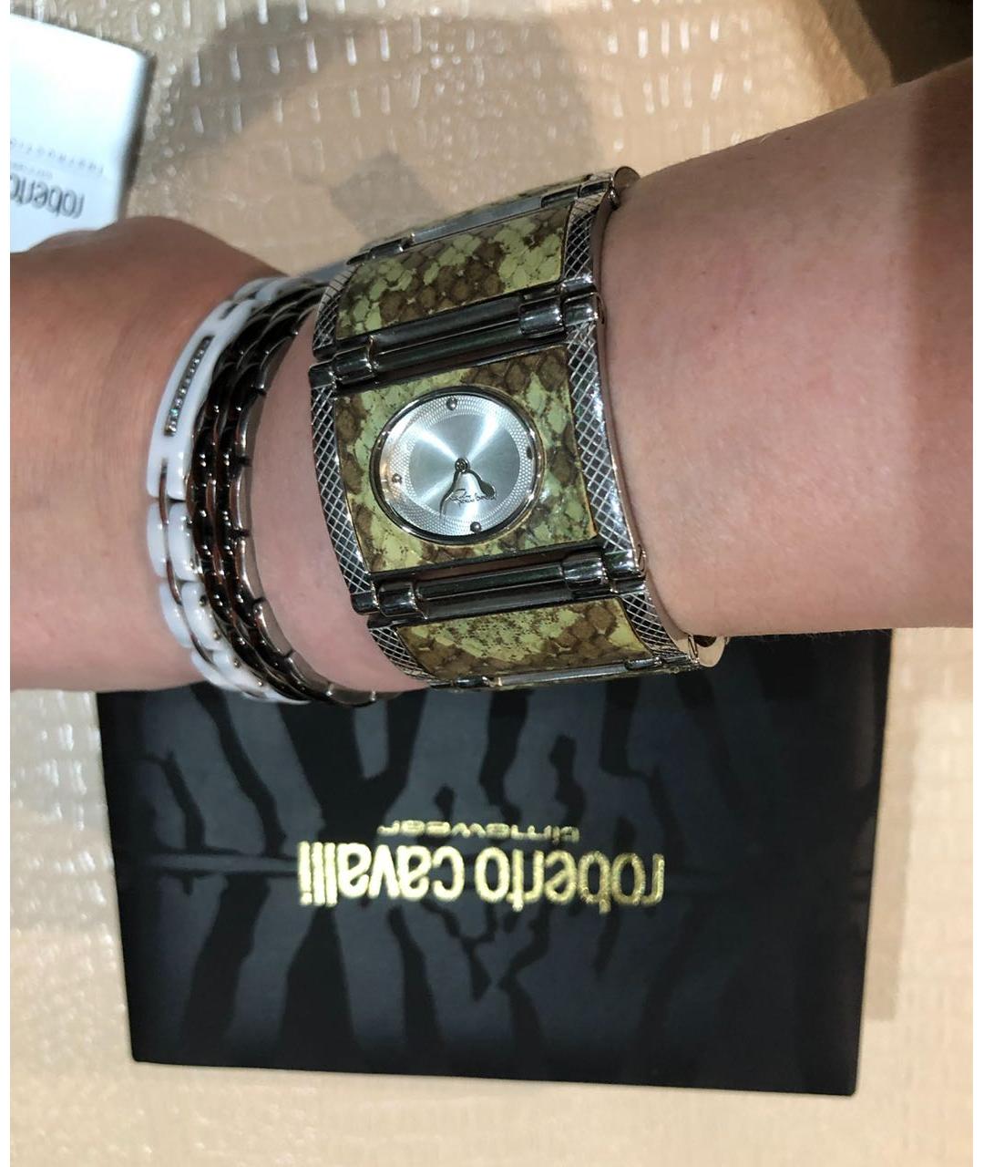 ROBERTO CAVALLI Зеленые часы, фото 8