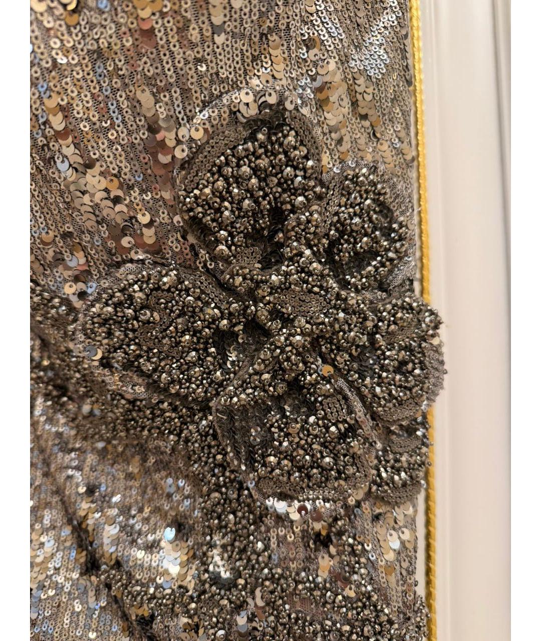 ELIE SAAB Серебряное вечернее платье, фото 8