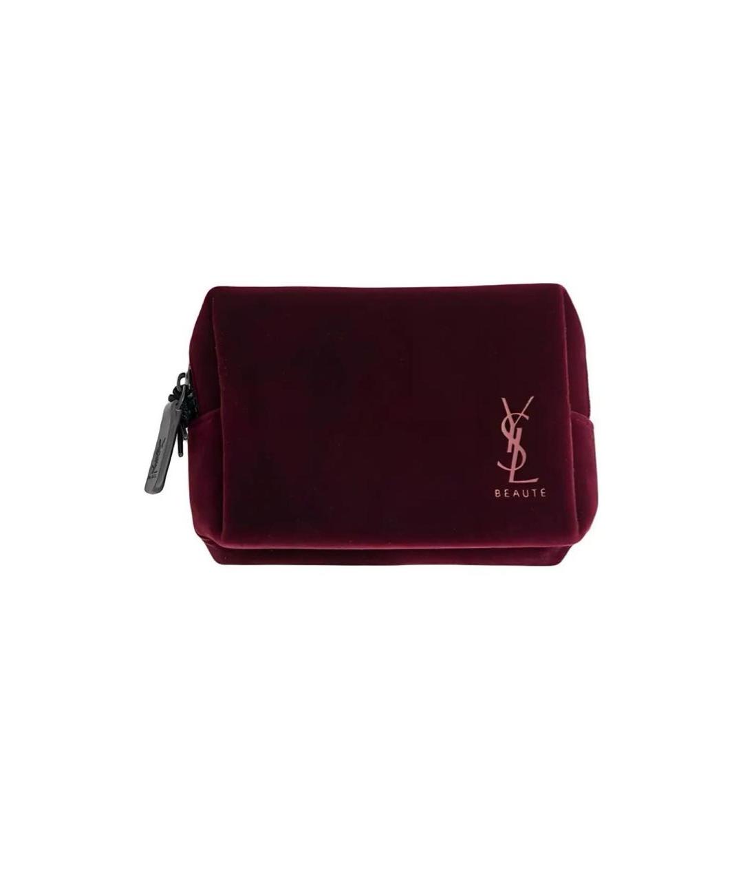 YVES SAINT LAURENT BEAUTY Бордовая косметичка, фото 1