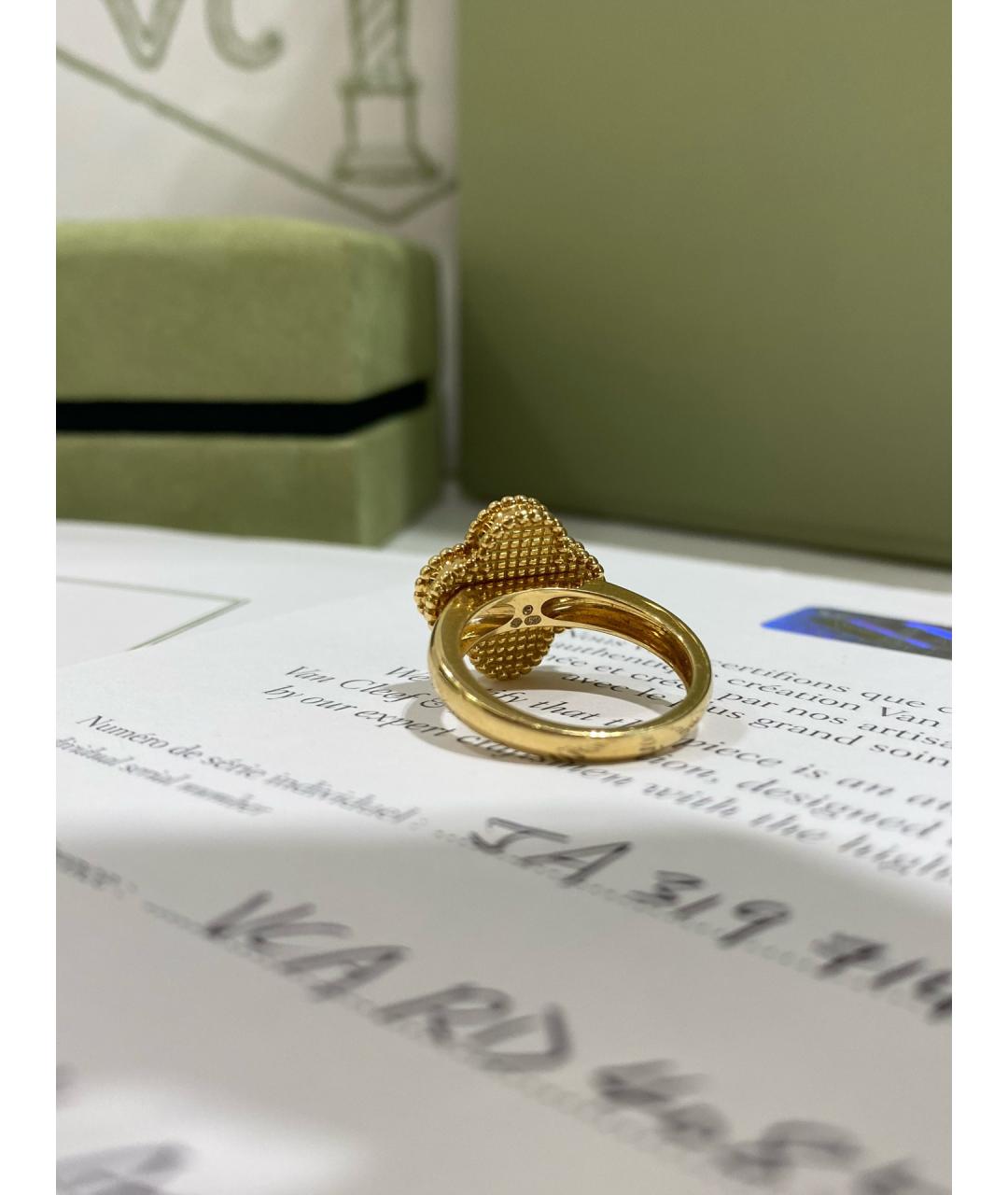 VAN CLEEF & ARPELS Золотое кольцо из желтого золота, фото 6
