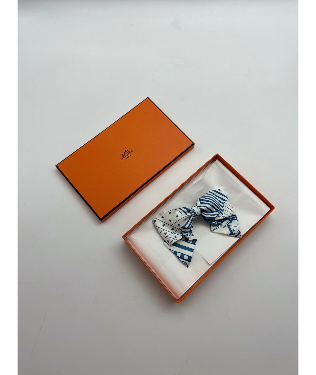 HERMES Голубая заколка, фото 2