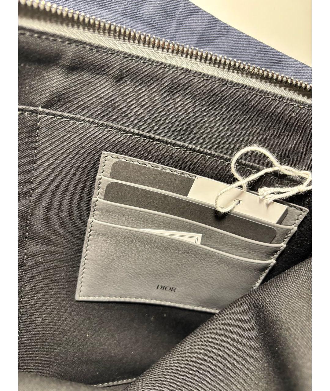CHRISTIAN DIOR Серая барсетка, фото 7