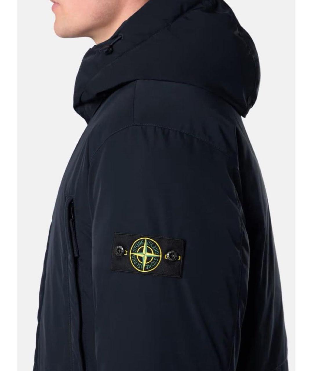 STONE ISLAND Темно-синяя парка, фото 8