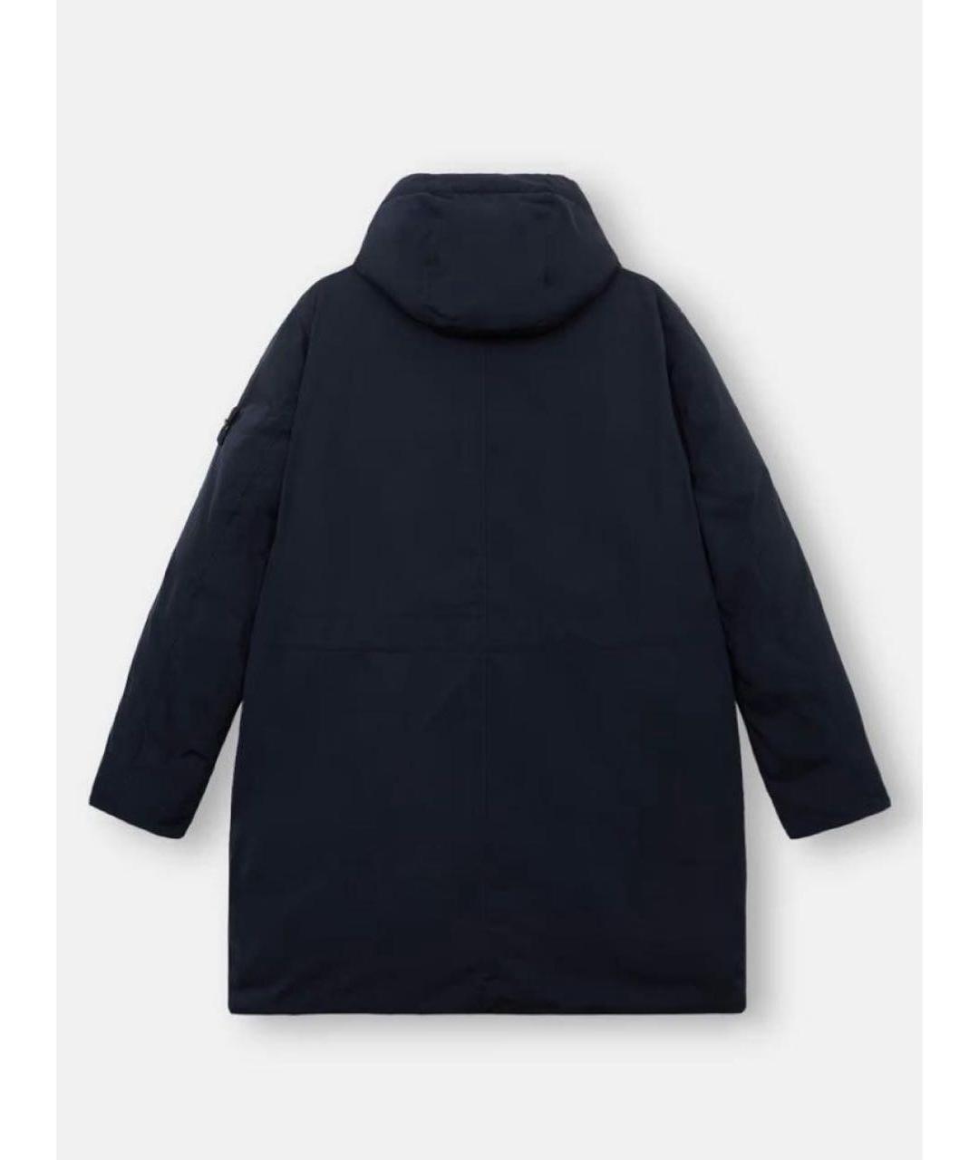 STONE ISLAND Темно-синяя парка, фото 2