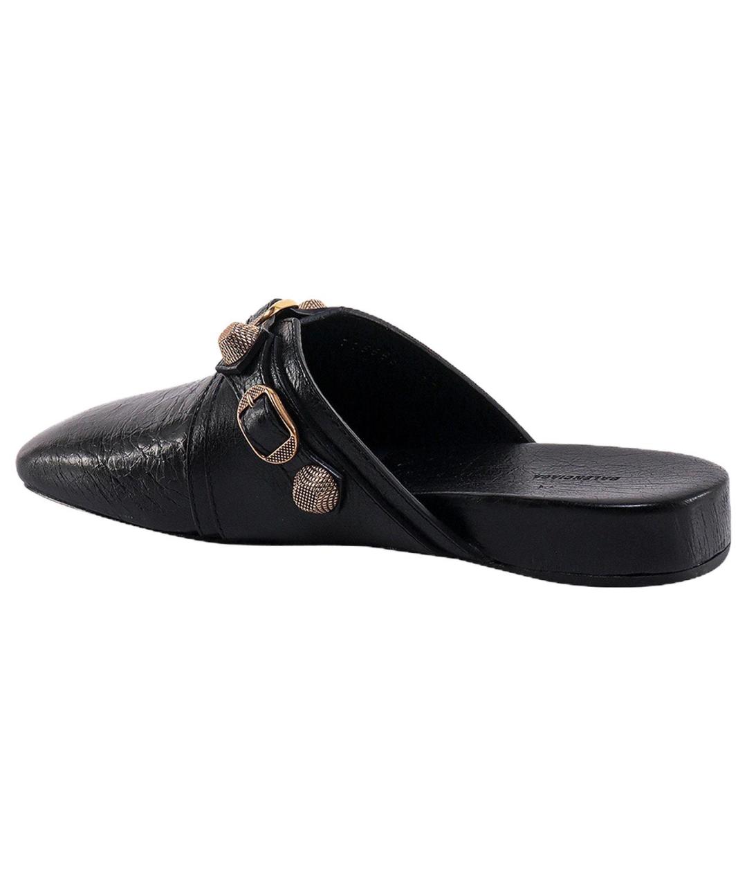 BALENCIAGA Черные мюли, фото 4