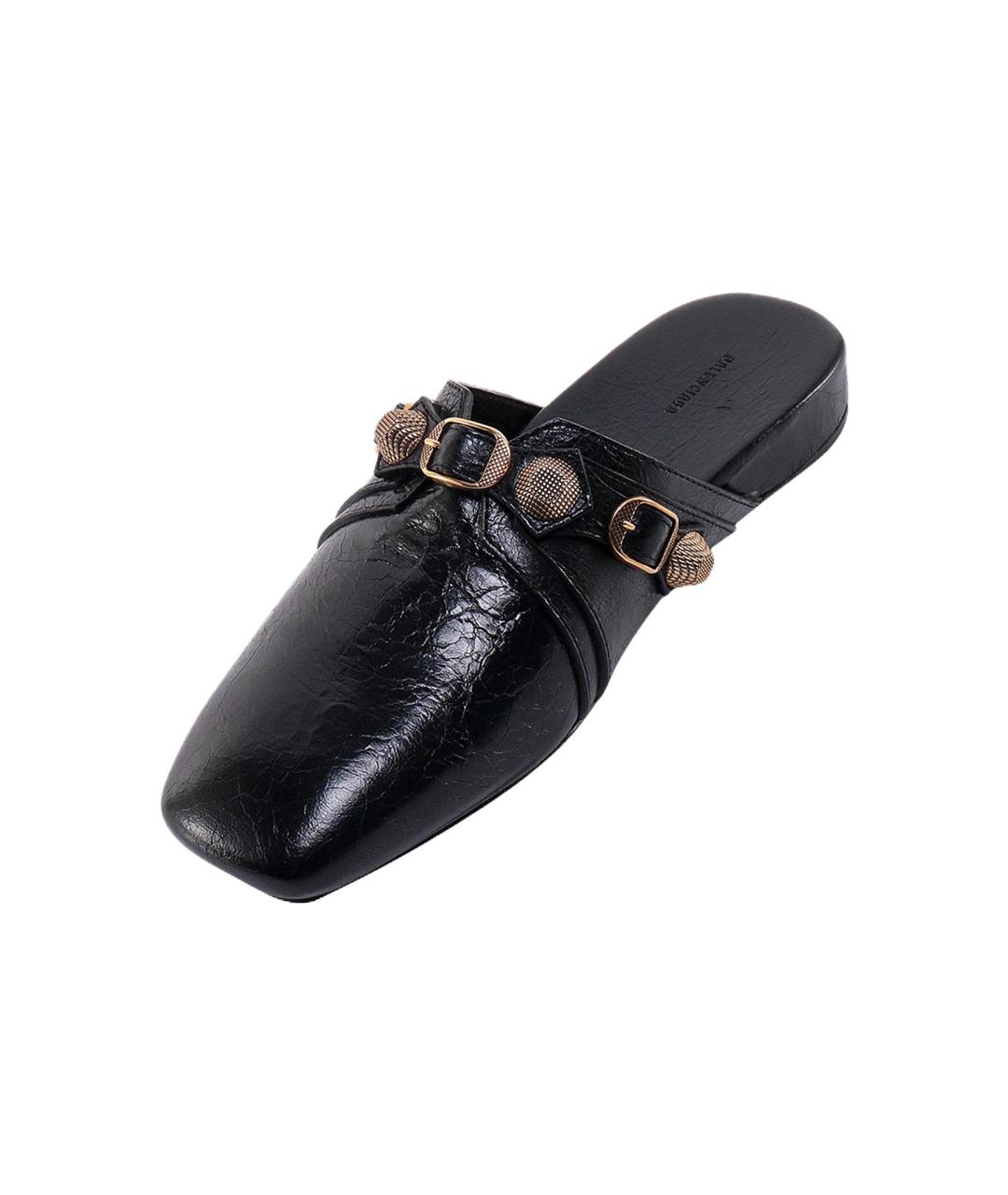 BALENCIAGA Черные мюли, фото 5