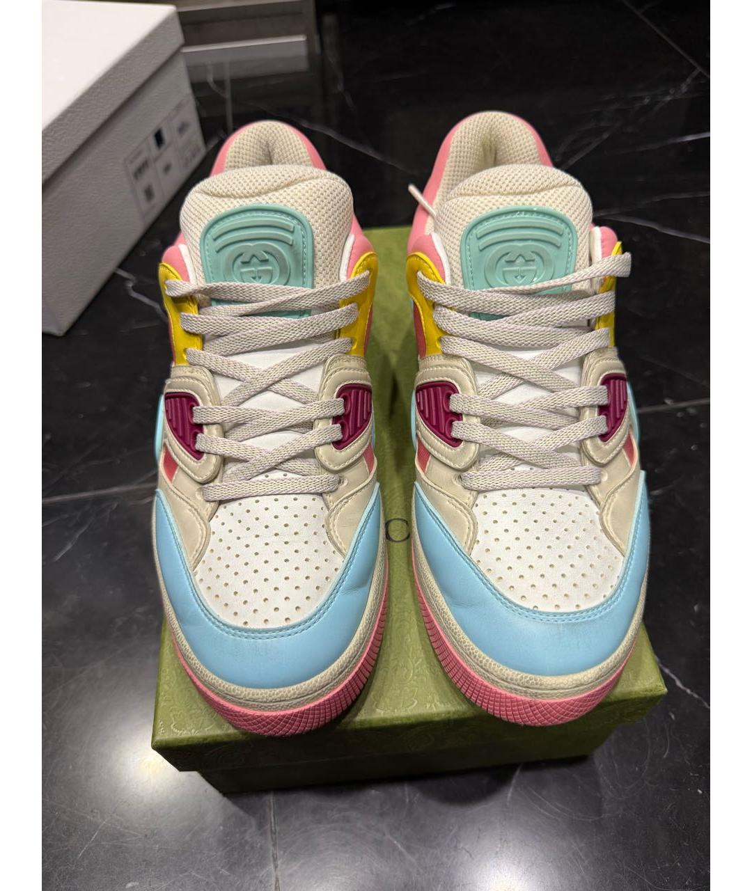 GUCCI Кожаные кроссовки, фото 2