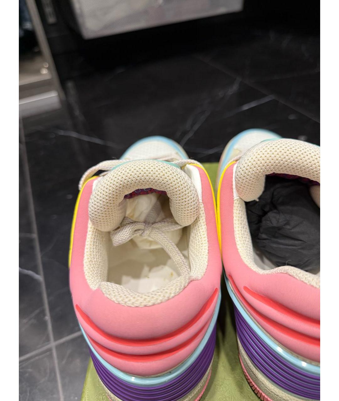 GUCCI Кожаные кроссовки, фото 5