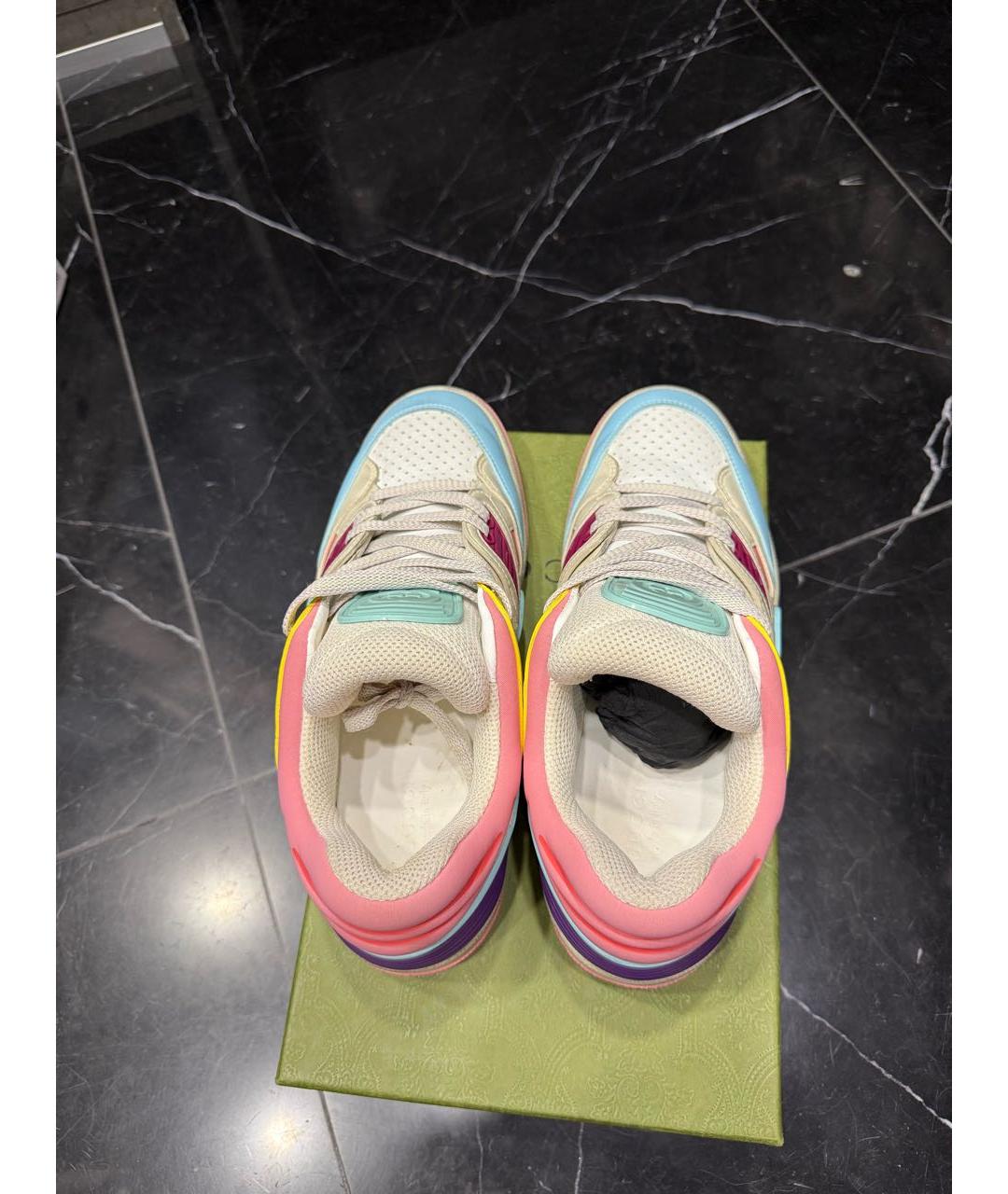 GUCCI Кожаные кроссовки, фото 3