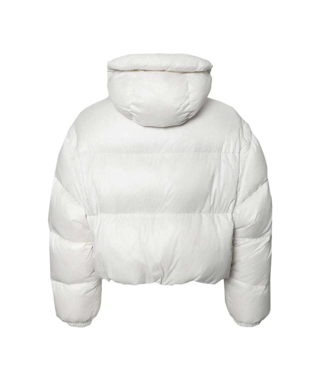 PRADA Белый полиэстеровый пуховик, фото 2