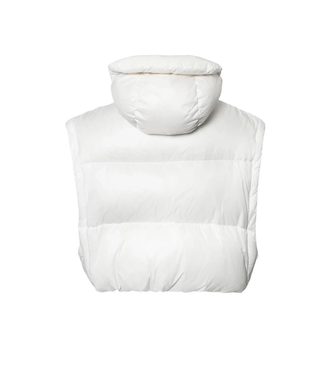 PRADA Белый полиэстеровый пуховик, фото 4