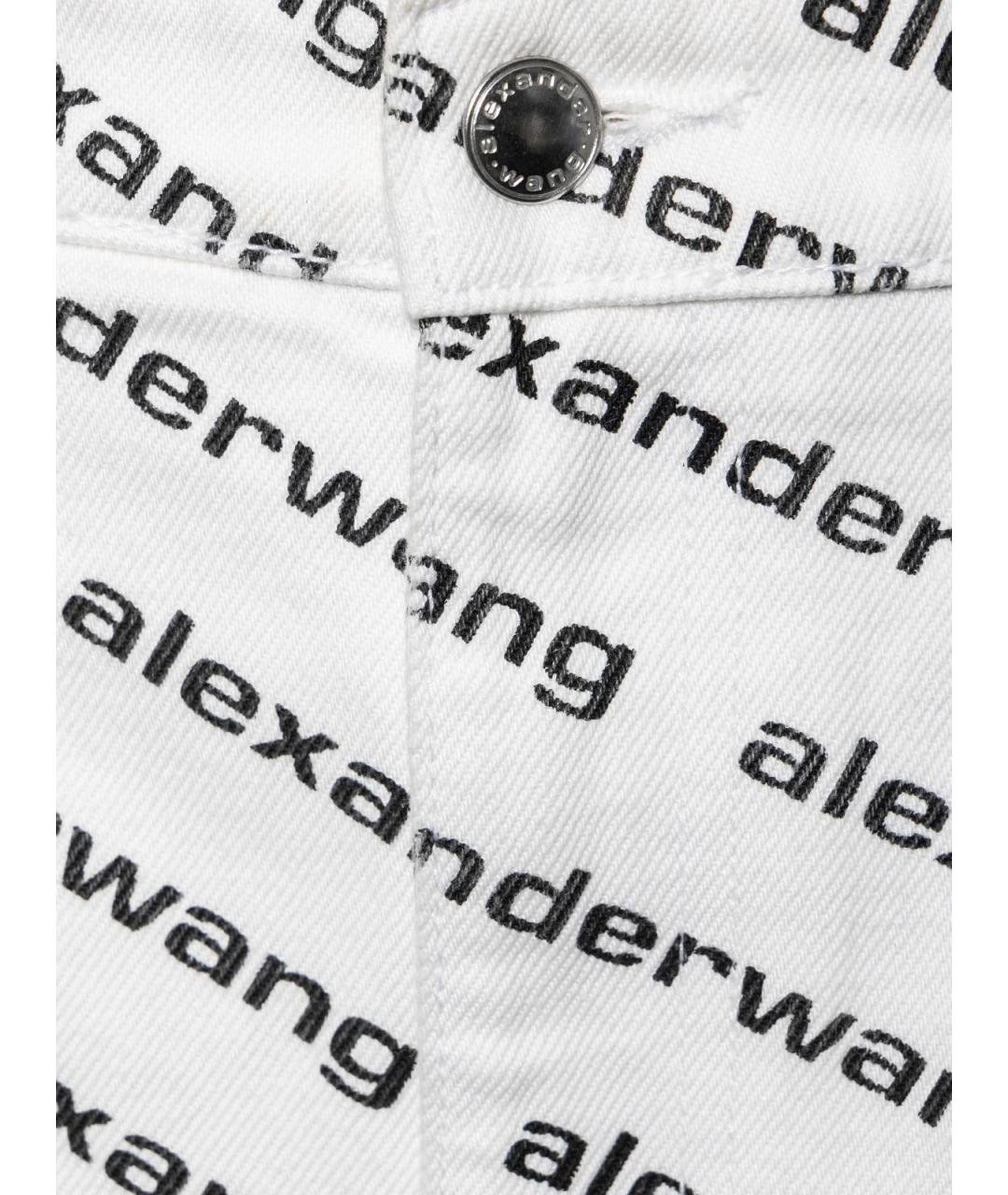 ALEXANDER WANG Белые хлопковые шорты, фото 3