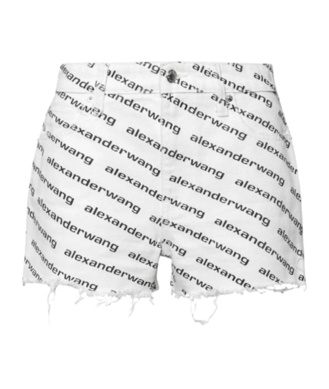 ALEXANDER WANG Белые хлопковые шорты, фото 1