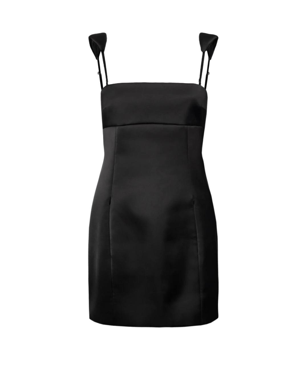 ALEXANDER WANG Черное полиэстеровое повседневное платье, фото 2