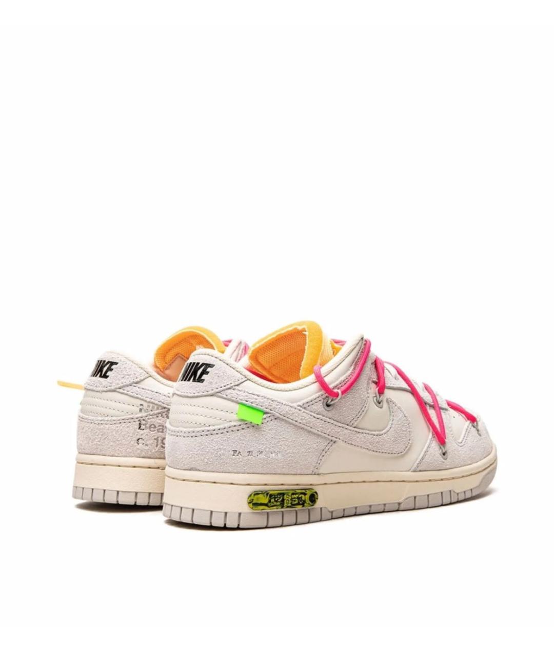 NIKE X OFF-WHITE Мульти замшевые низкие кроссовки / кеды, фото 3