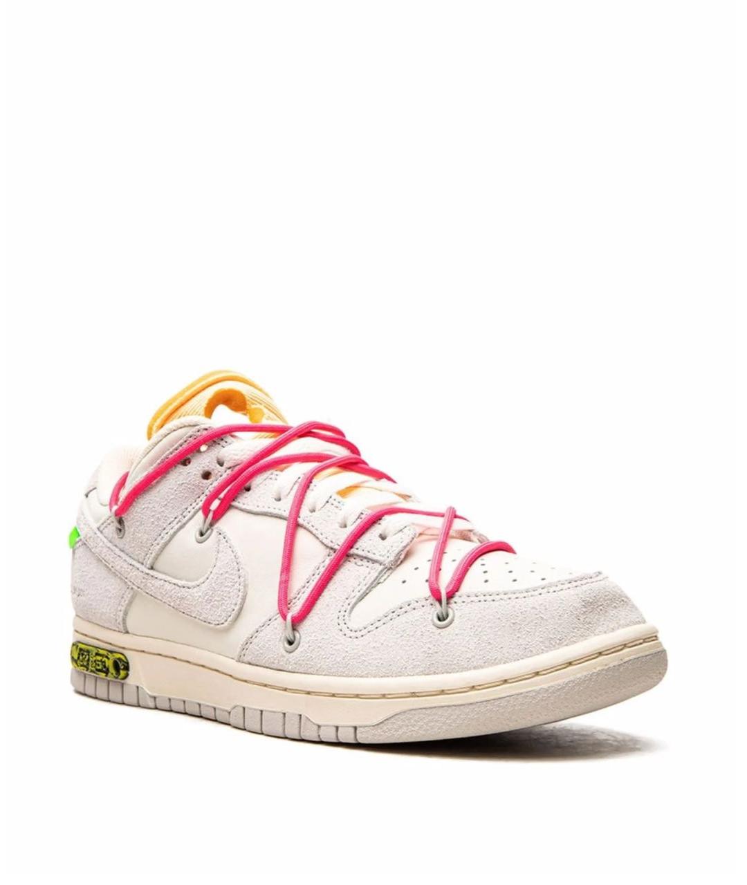 NIKE X OFF-WHITE Мульти замшевые низкие кроссовки / кеды, фото 2