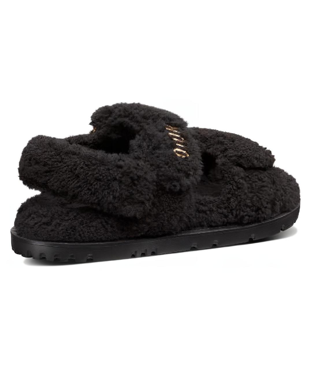 CHRISTIAN DIOR Черные сандалии, фото 4