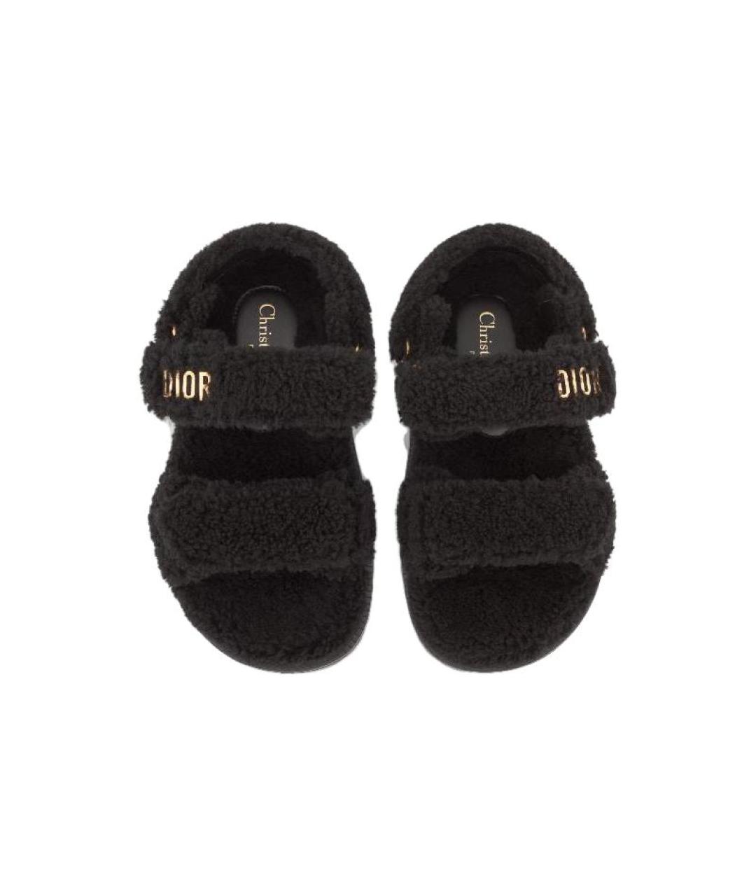 CHRISTIAN DIOR Черные сандалии, фото 5