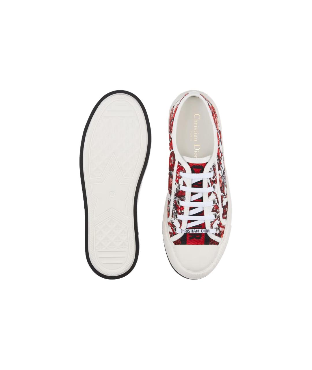 CHRISTIAN DIOR Красные кроссовки, фото 5