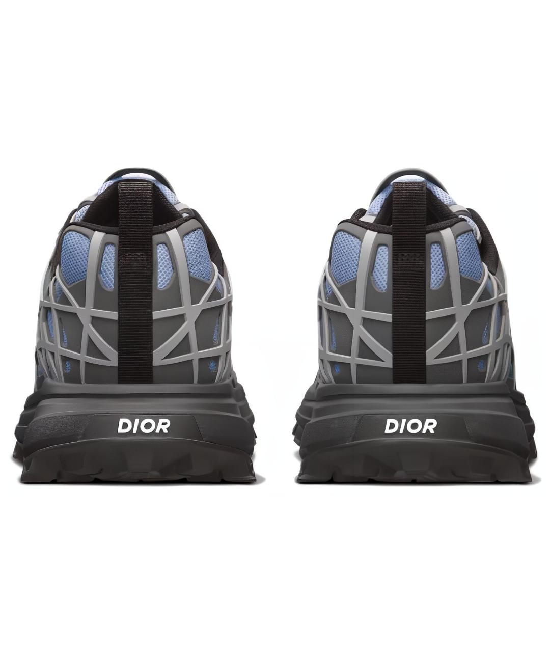 CHRISTIAN DIOR Синие низкие кроссовки / кеды, фото 4