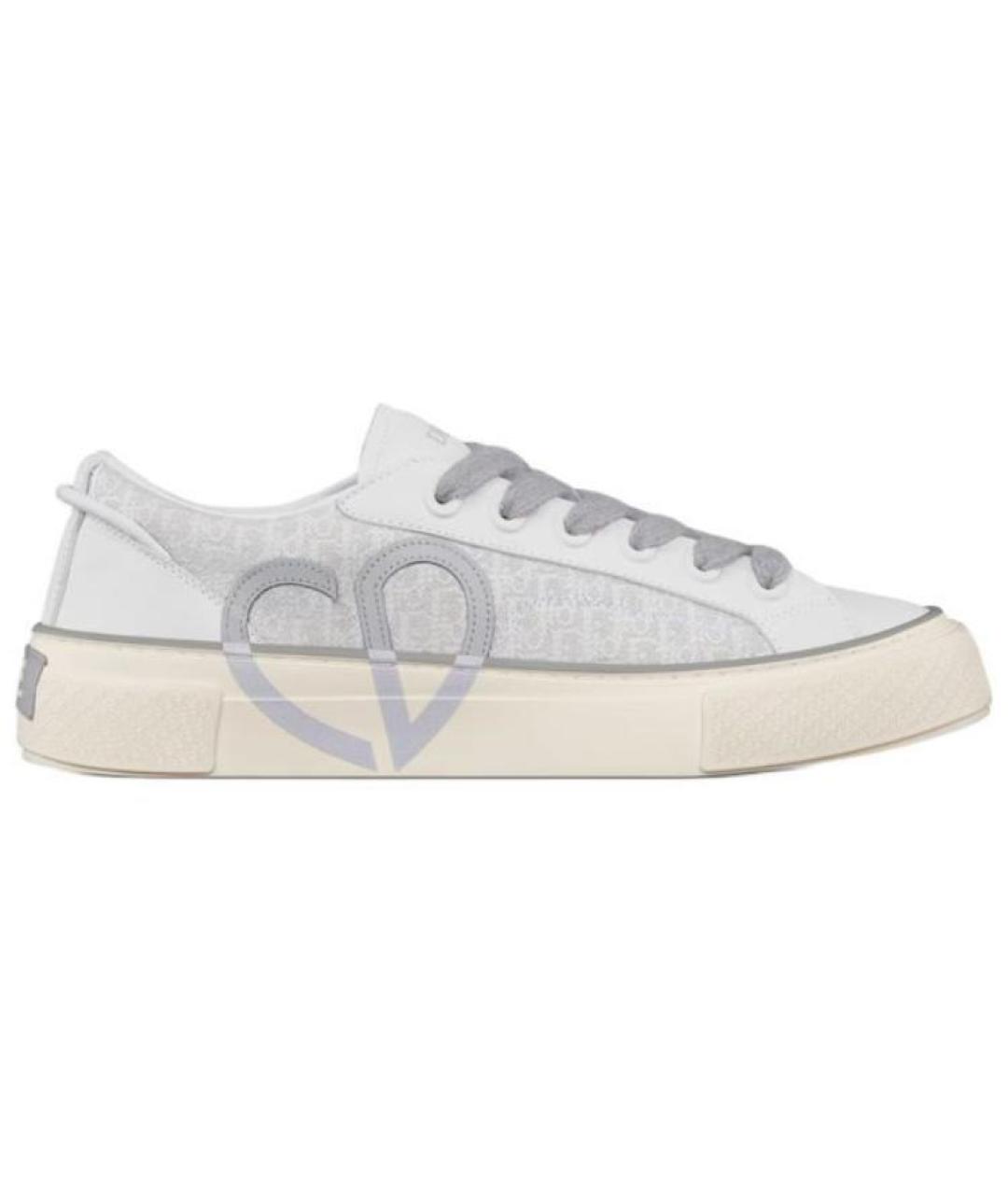 CHRISTIAN DIOR Серые низкие кроссовки / кеды, фото 1