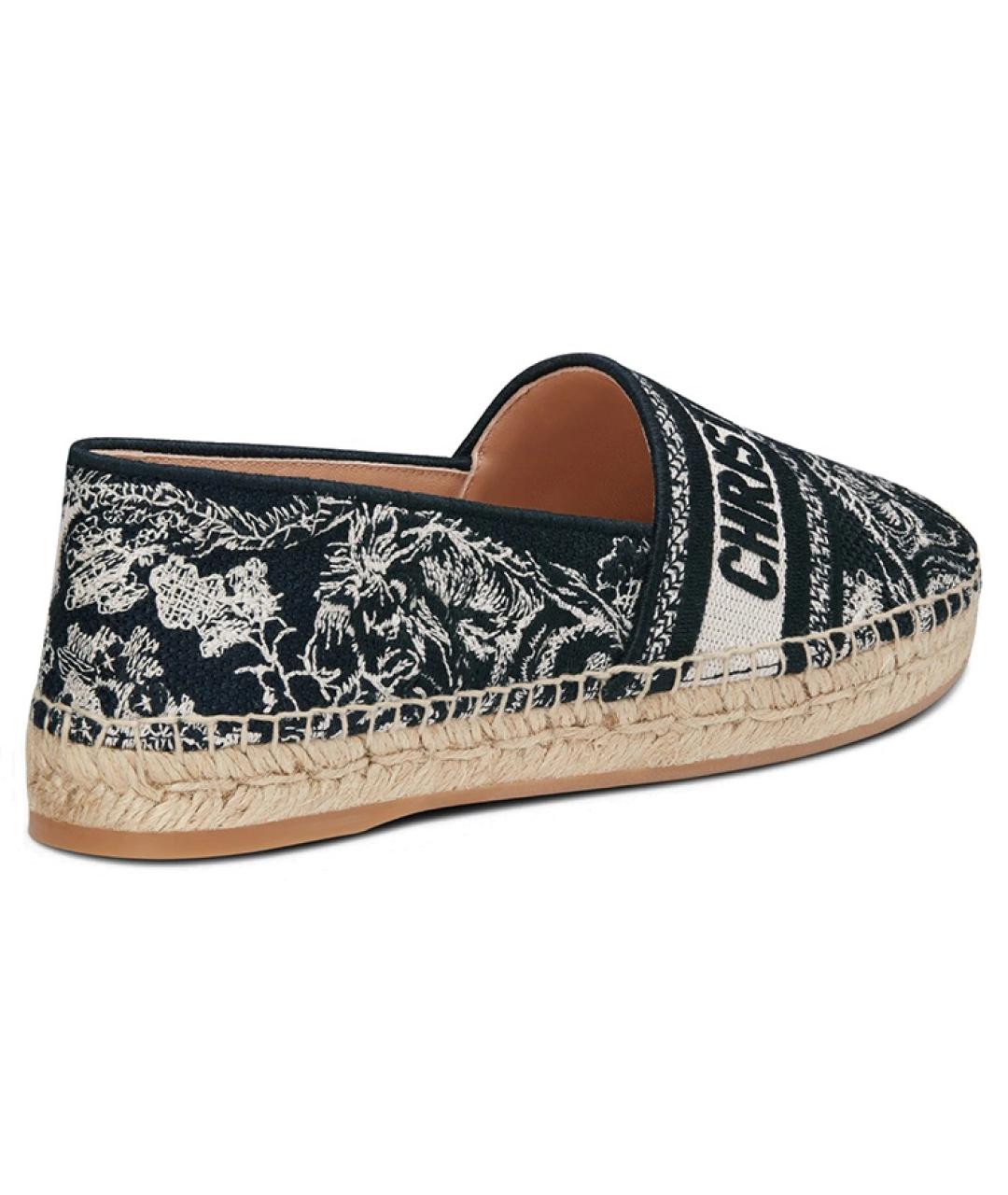 CHRISTIAN DIOR Темно-синие эспадрильи, фото 4