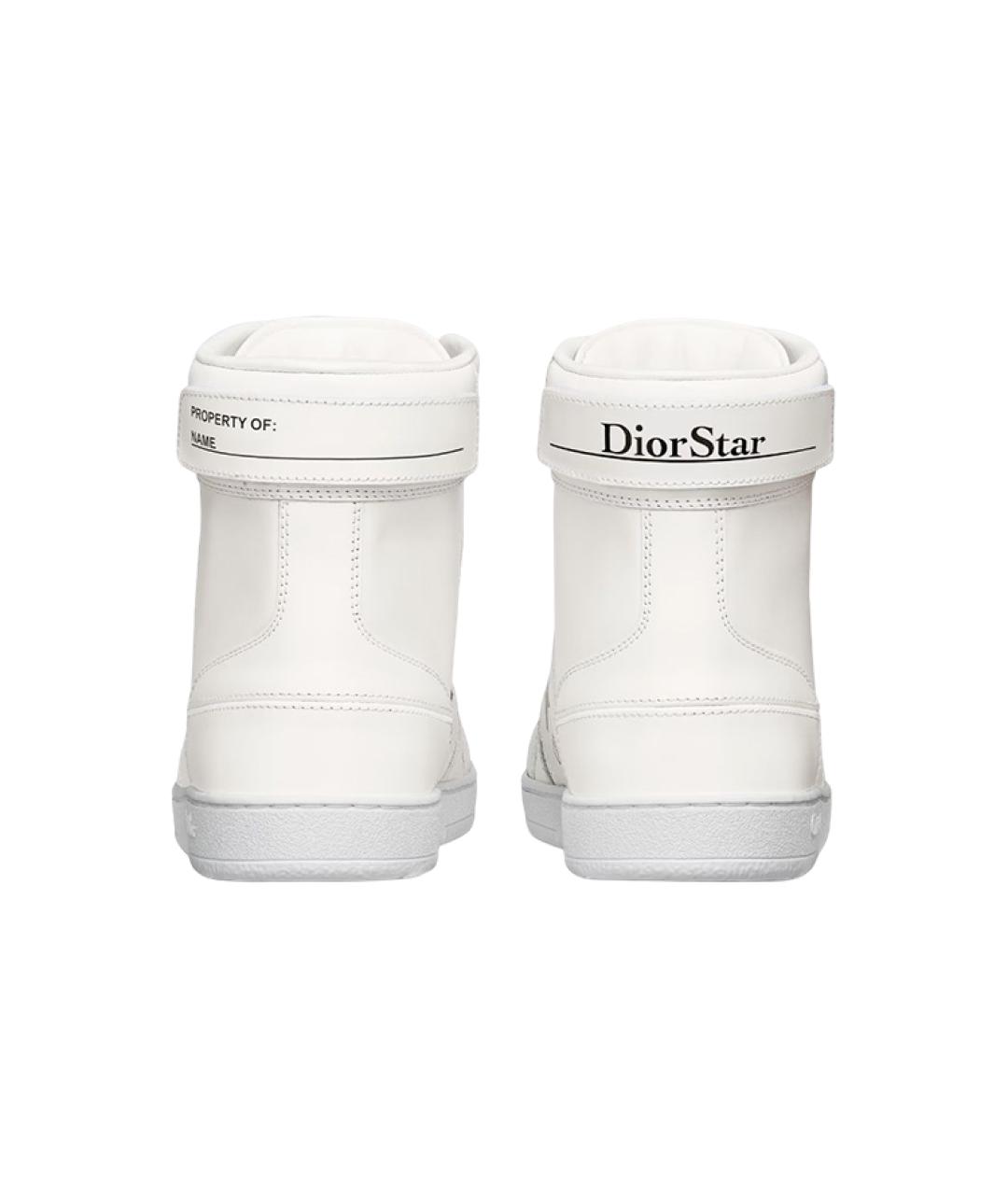 CHRISTIAN DIOR Белые кожаные кеды, фото 5