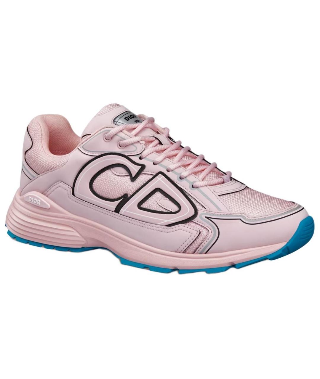 CHRISTIAN DIOR Розовые низкие кроссовки / кеды, фото 3