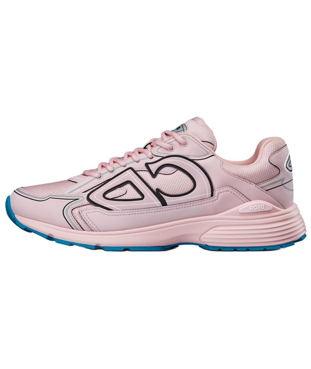 CHRISTIAN DIOR Розовые низкие кроссовки / кеды, фото 2