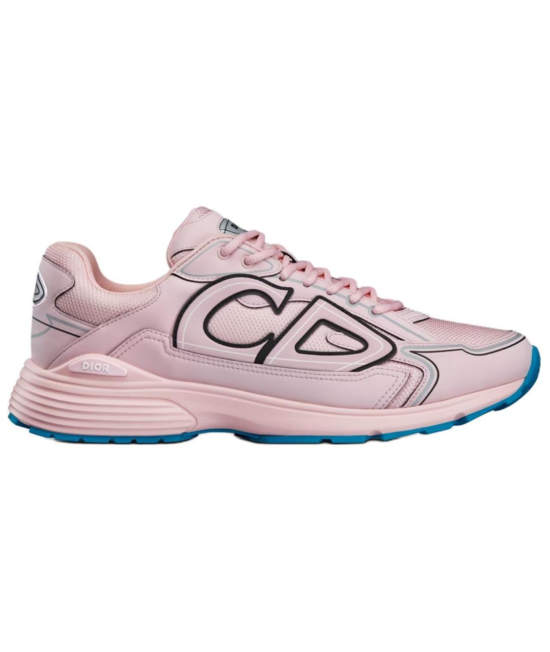 CHRISTIAN DIOR Розовые низкие кроссовки / кеды, фото 1