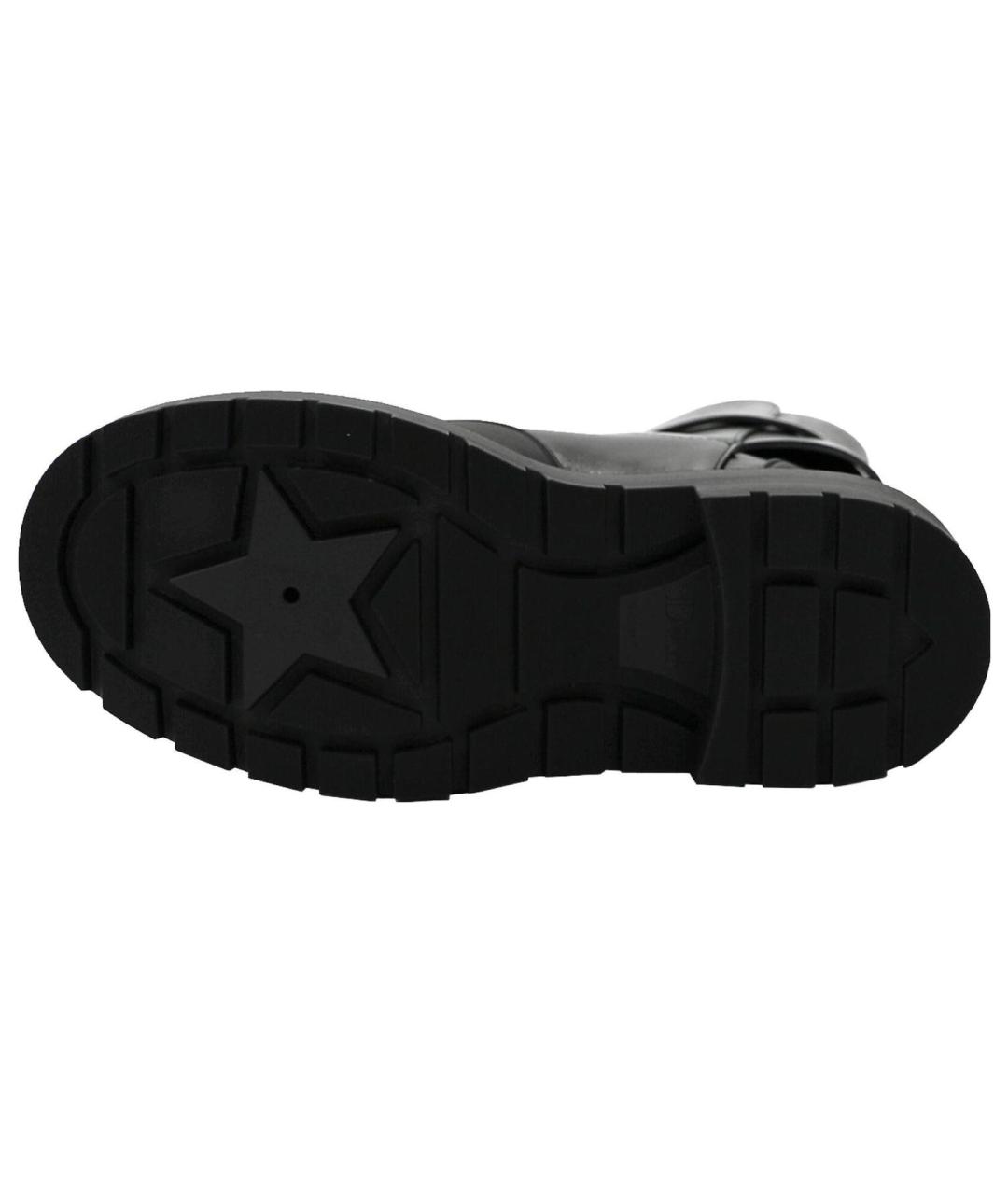 CHRISTIAN DIOR Черные кожаные полусапоги, фото 6