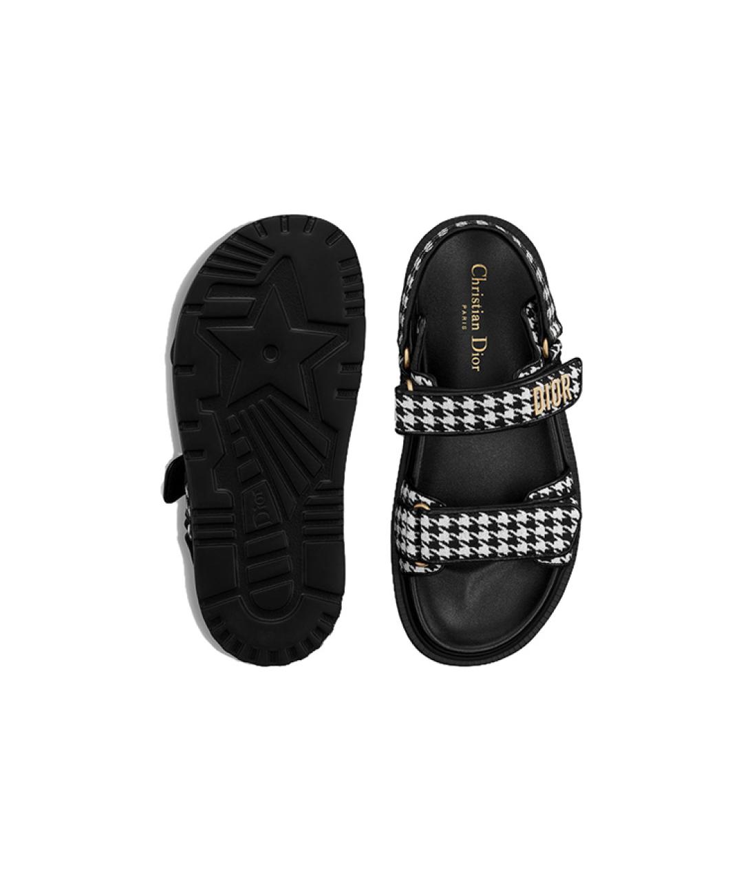 CHRISTIAN DIOR Черные сандалии, фото 5
