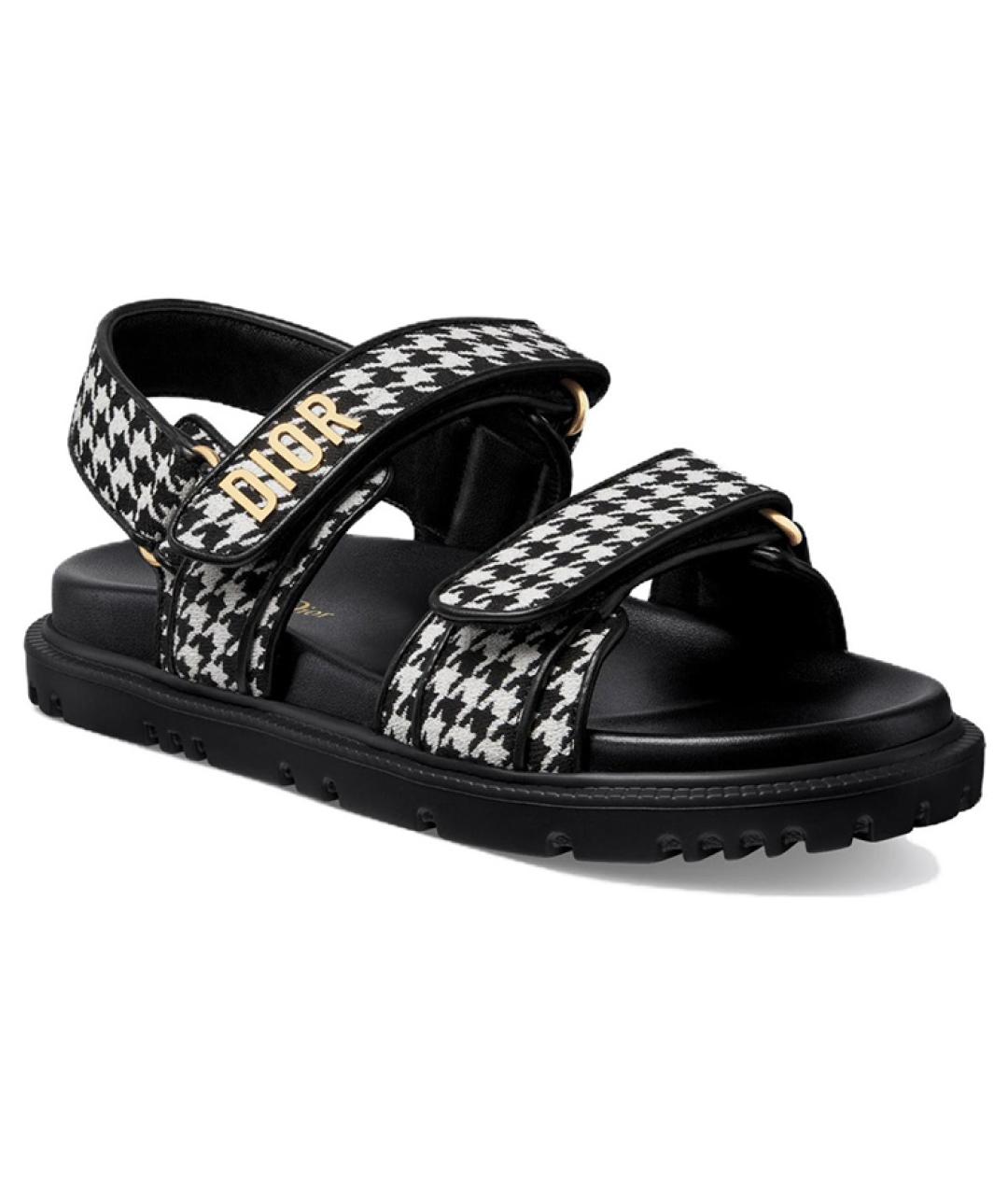 CHRISTIAN DIOR Черные сандалии, фото 3