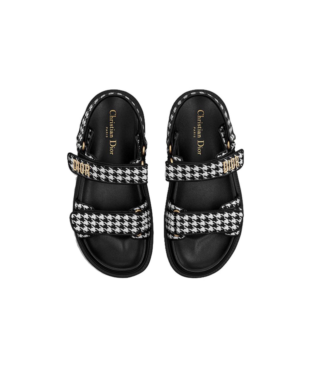 CHRISTIAN DIOR Черные сандалии, фото 4