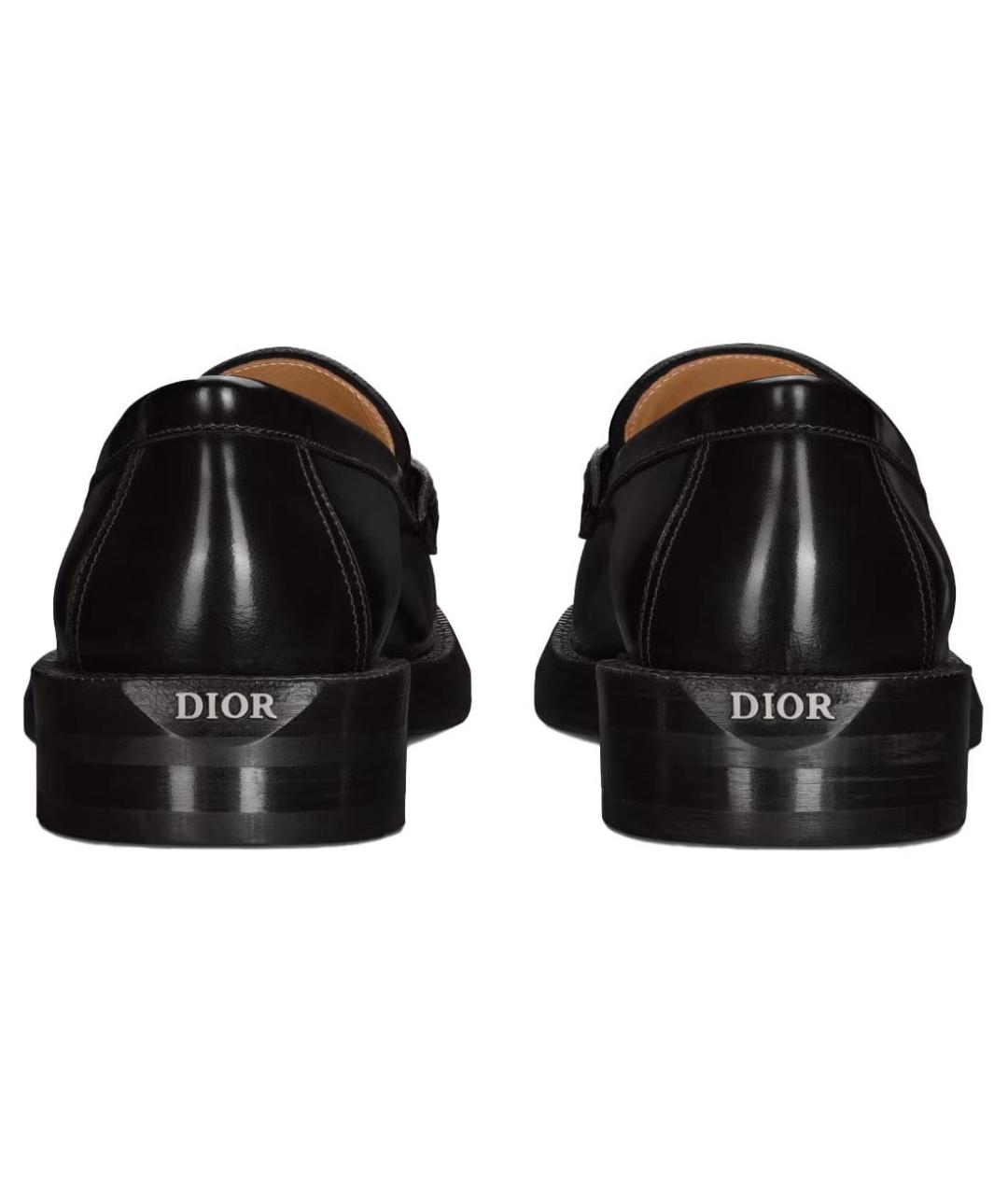 CHRISTIAN DIOR Кожаные лоферы, фото 4