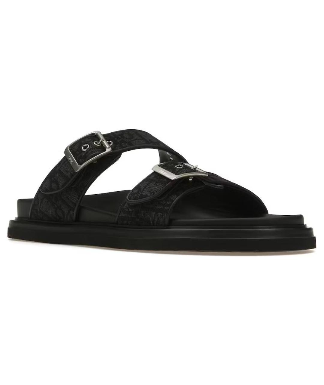 CHRISTIAN DIOR Черные сандалии, фото 2