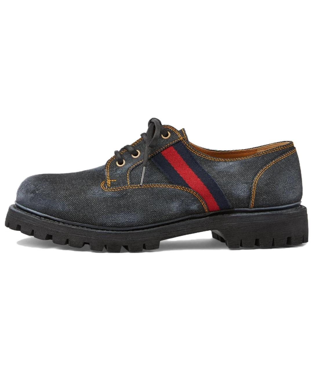 GUCCI Черные лоферы, фото 2